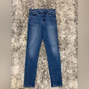 American Eagle Womens Blue Jeans Size 12 Long
